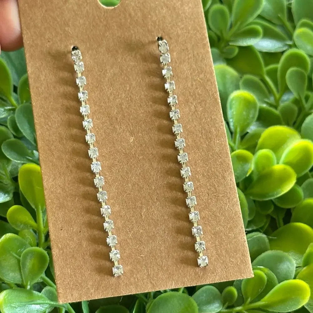 BOGO FREE VTG RHINESTONE 90’s earrings